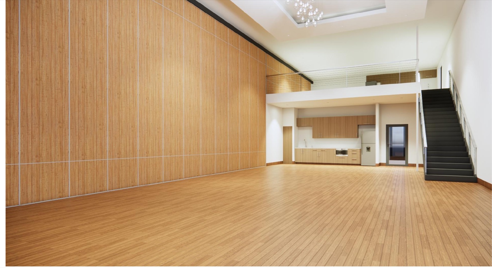 Building 1 event center interior